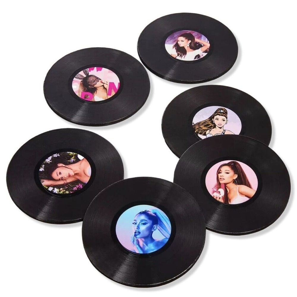 ariana grande coasters + ari freebies (if you ask)